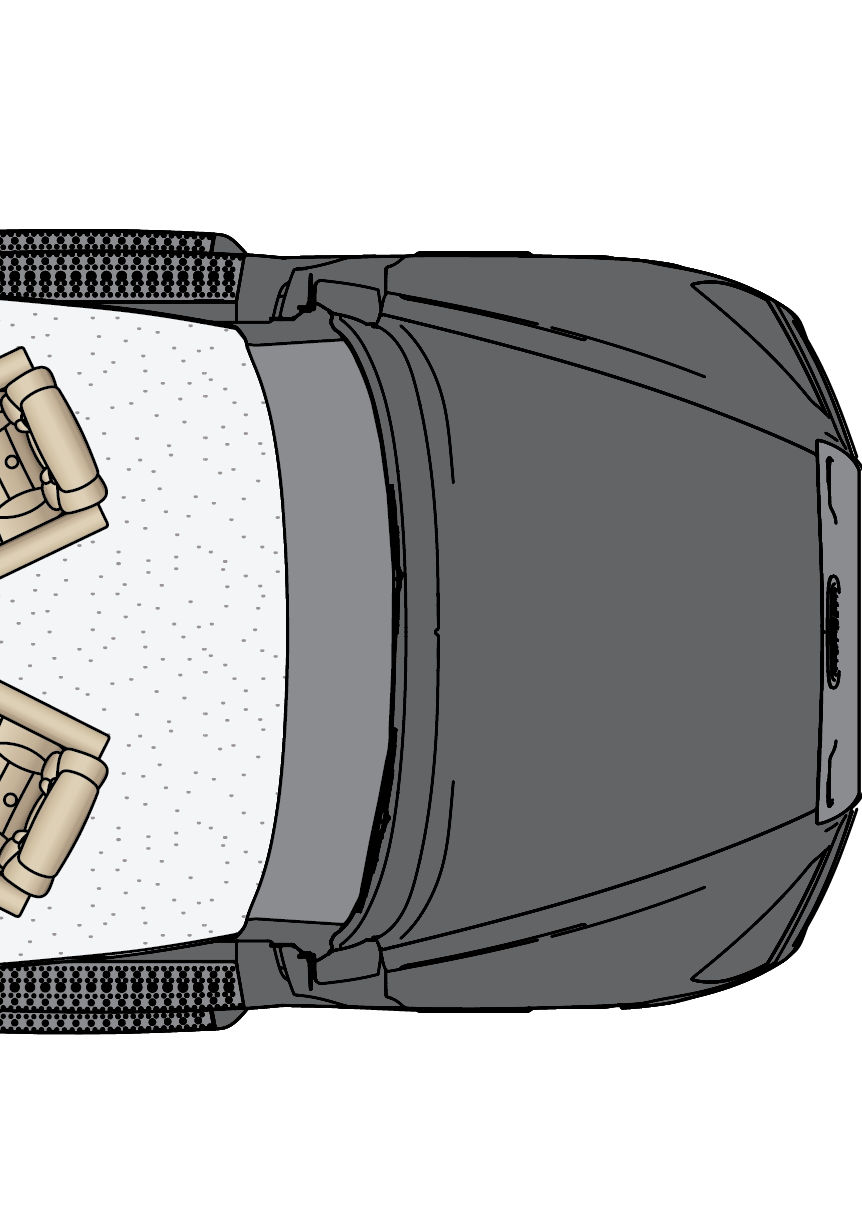 2027 Summit Aire 4505 Cockpit Floorplan