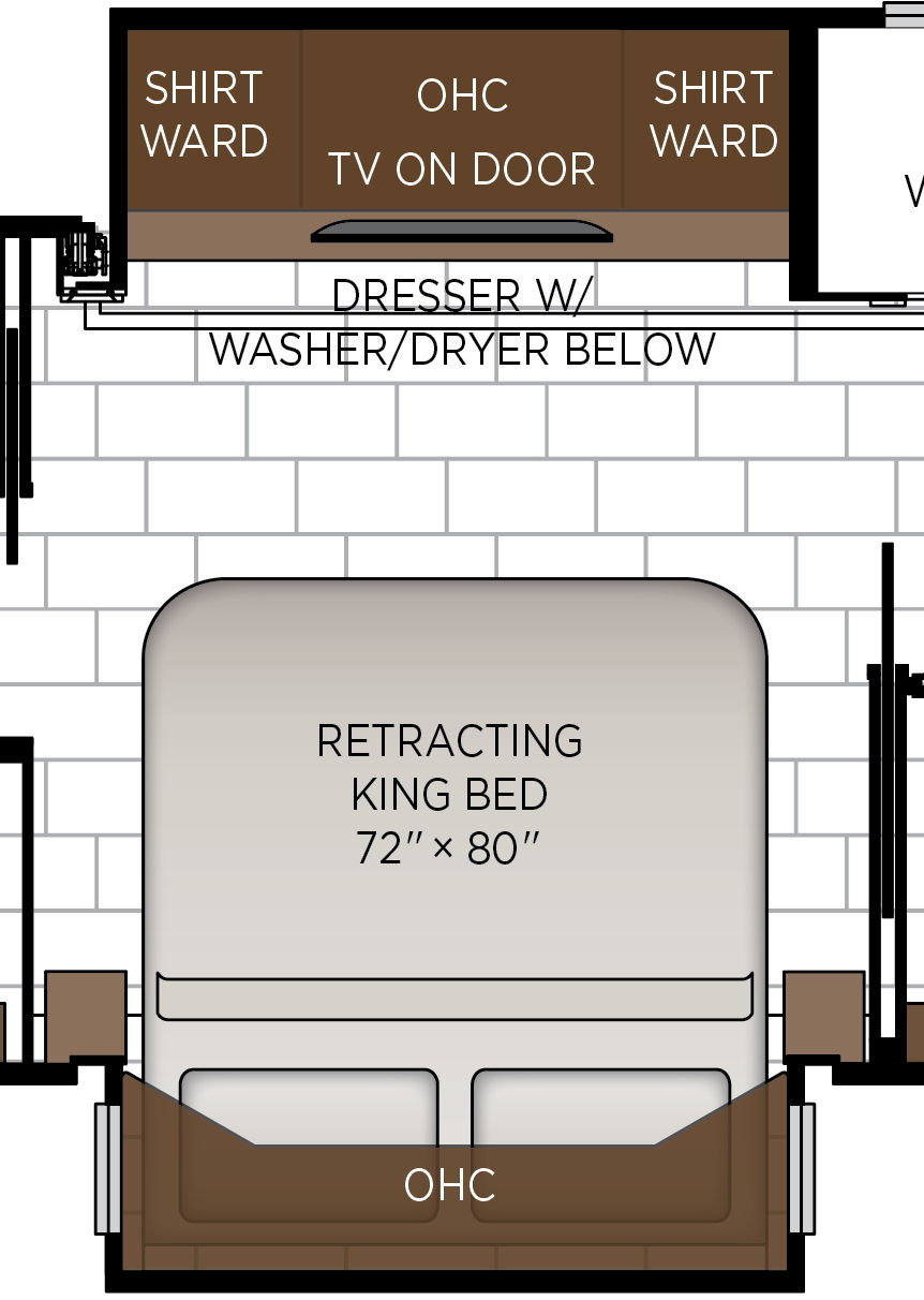 2027 Summit Aire 4540 Bedroom Floorplan