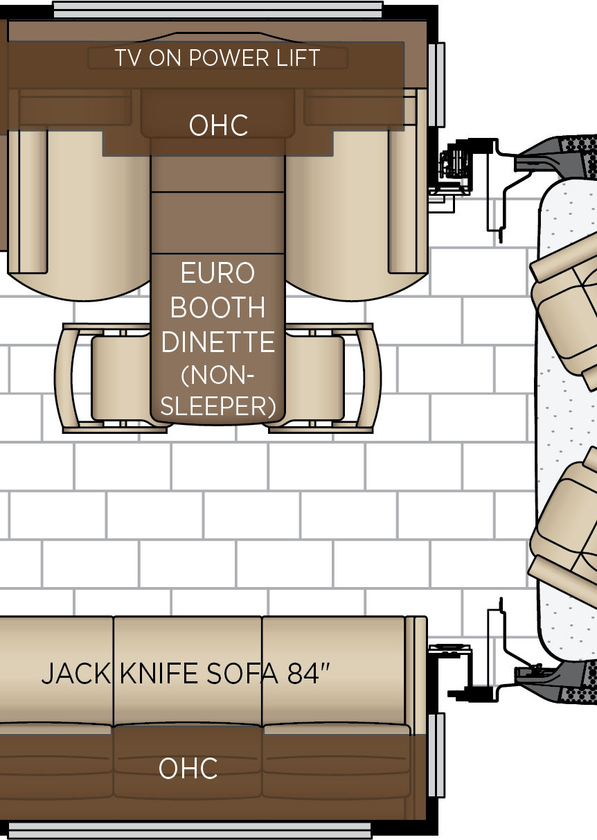 2027 Summit Aire 4540 Cabin Floorplan