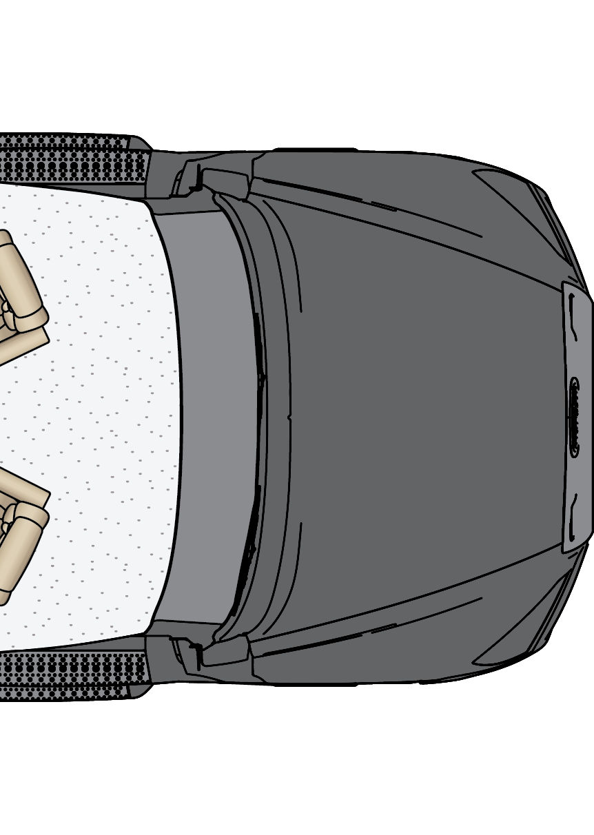 2027 Summit Aire 4540 Cockpit Floorplan
