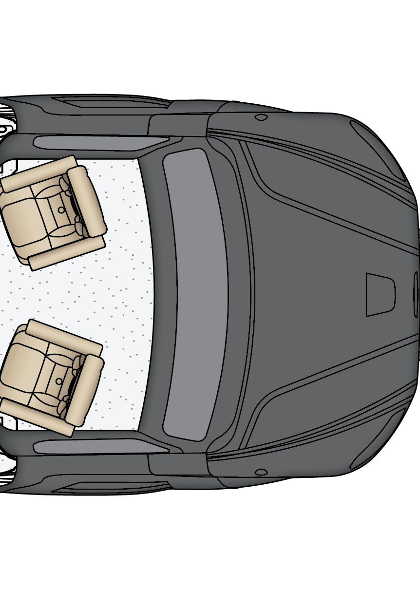 2027 Super Star 3731 Cockpit Floorplan