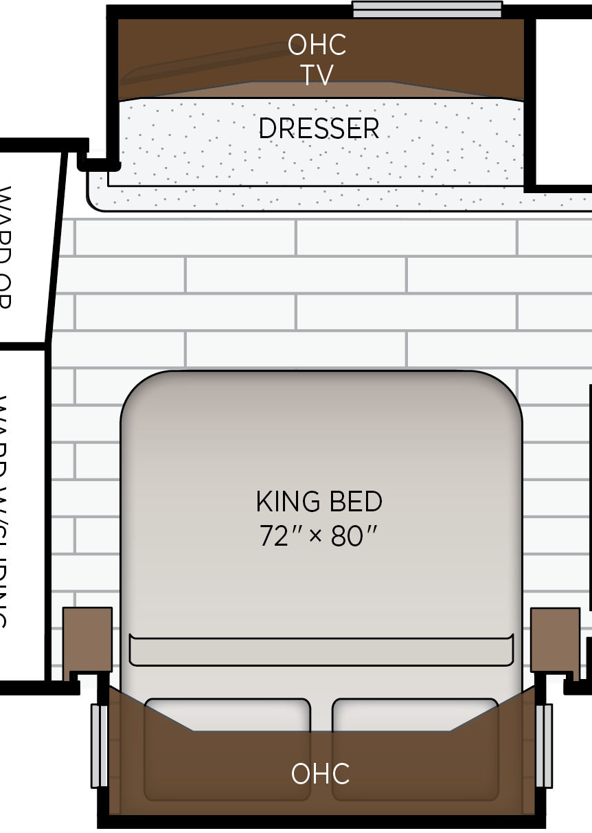 2027 Super Star 4040 Bedroom Floorplan