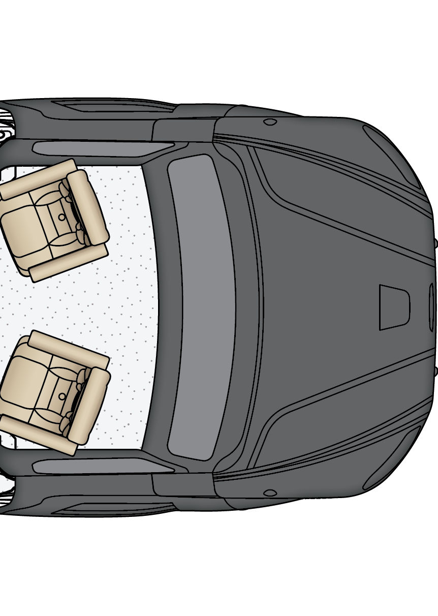 2027 Super Star 4040 Cockpit Floorplan