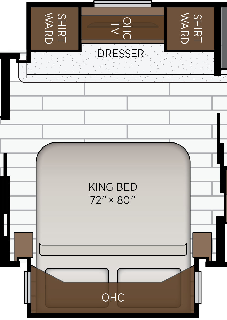 2027 Super Star 4059 Bedroom Floorplan