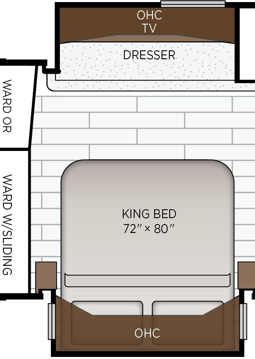 2027 Super Star 4140 Bedroom Floorplan