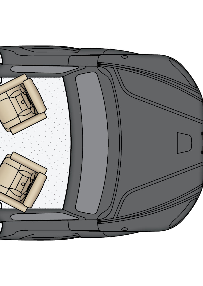 2027 Super Star 4140 Cockpit Floorplan