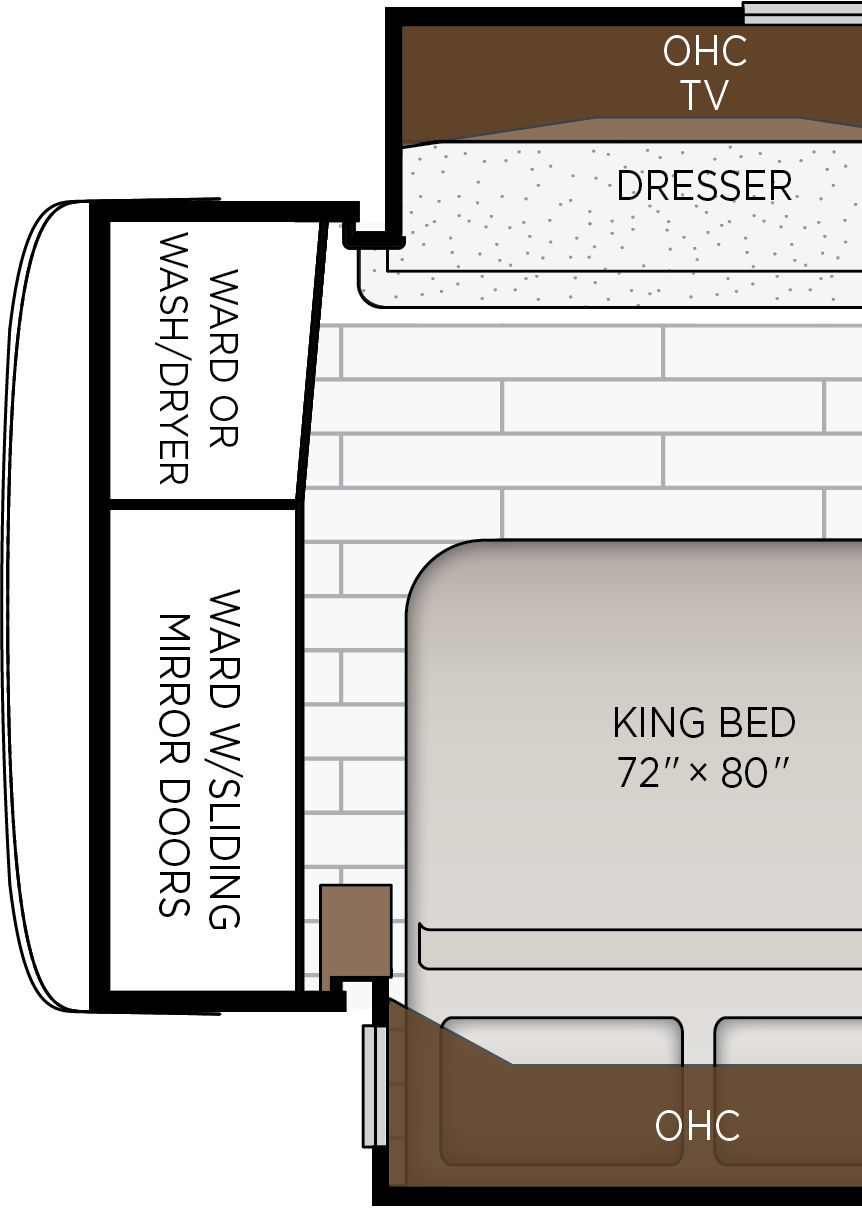 2027 Super Star 4140 Exterior & Storage Floorplan