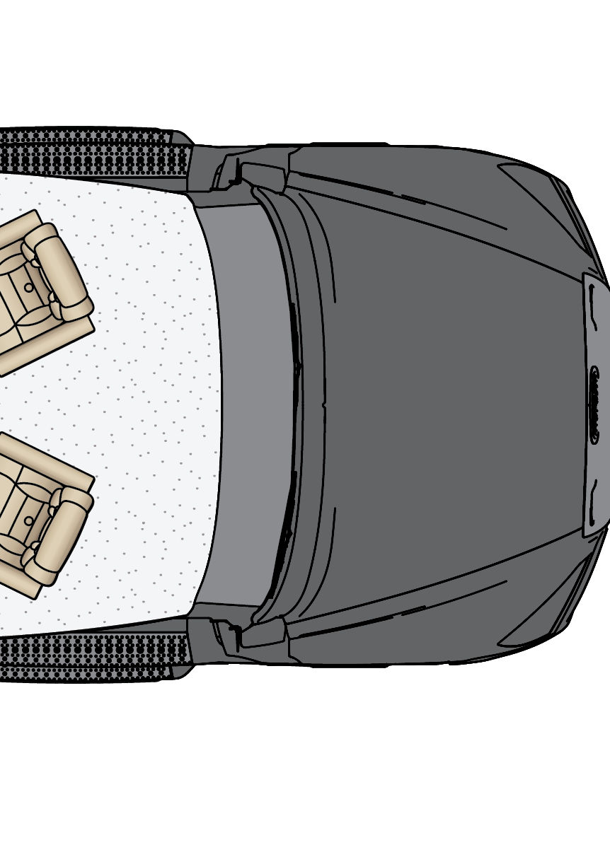 2027 Supreme Aire 3827 Cockpit Floorplan