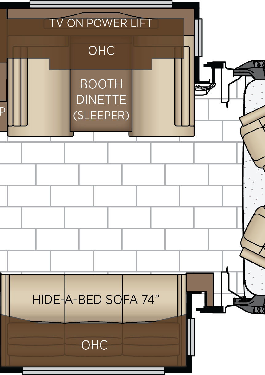 2027 Supreme Aire 4341 Cabin Floorplan