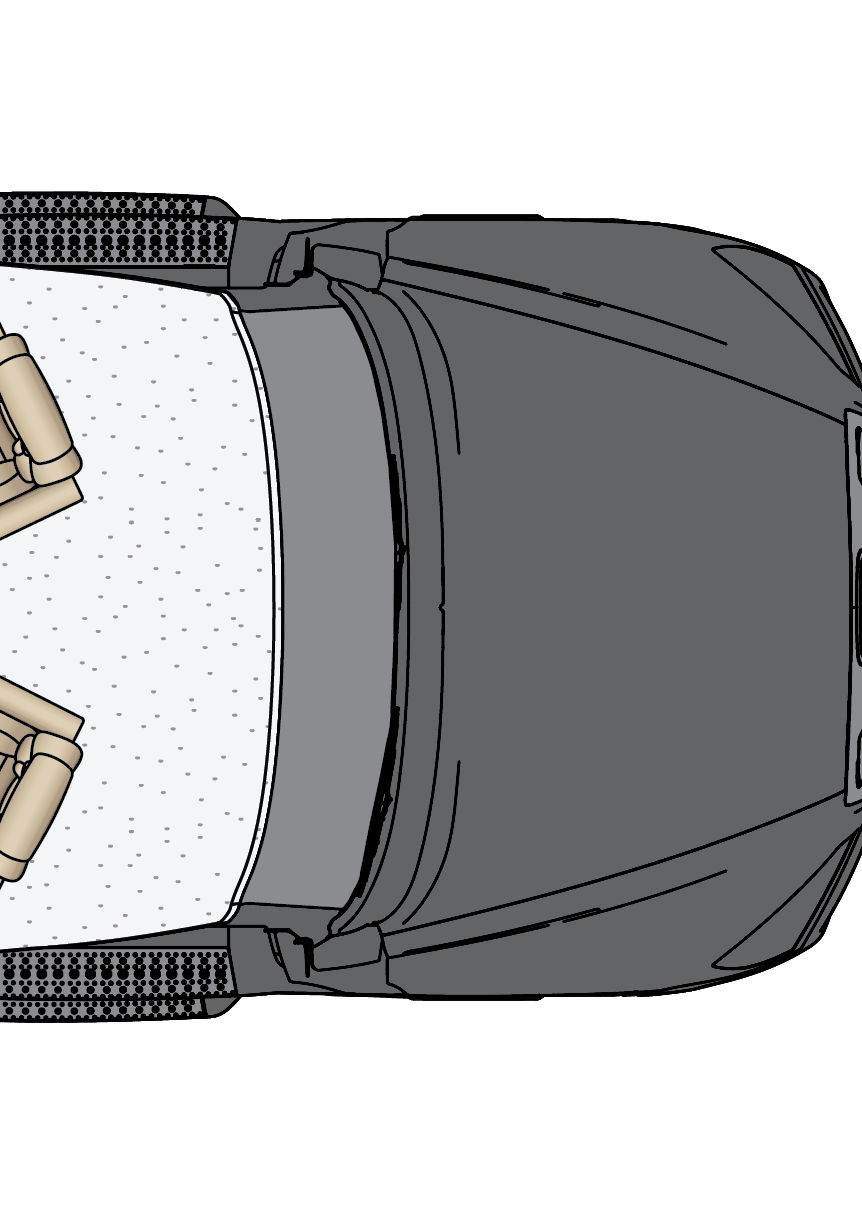 2027 Supreme Aire 4341 Cockpit Floorplan