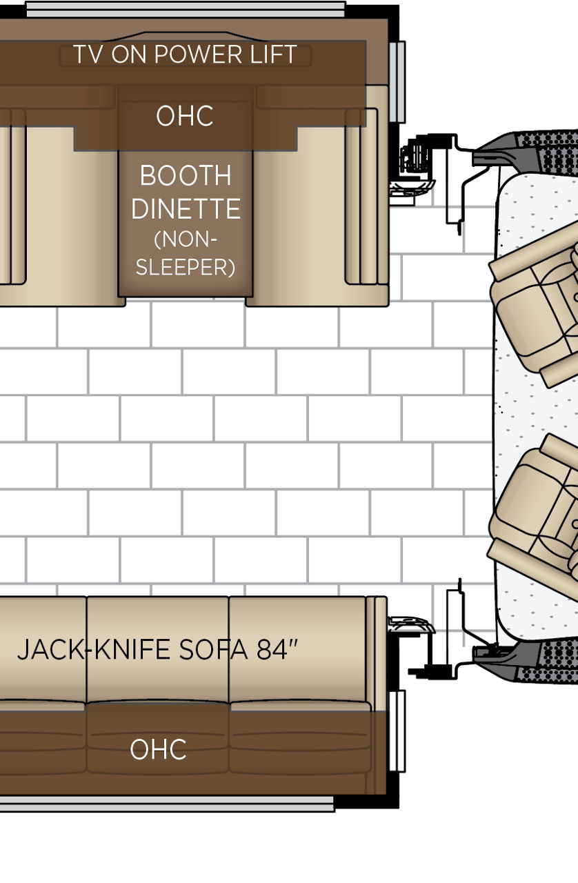 2027 Supreme Aire 4540 Cabin Floorplan