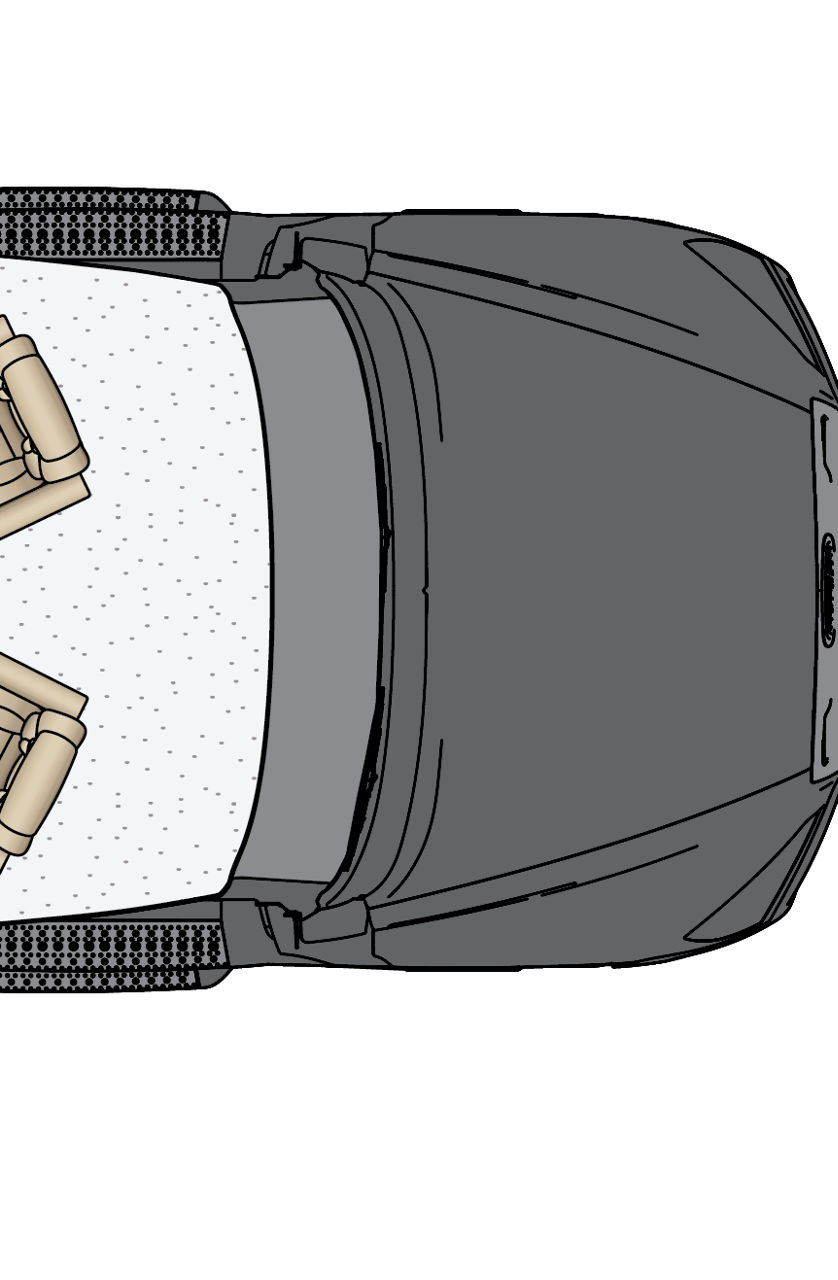 2027 Supreme Aire 4540 Cockpit Floorplan