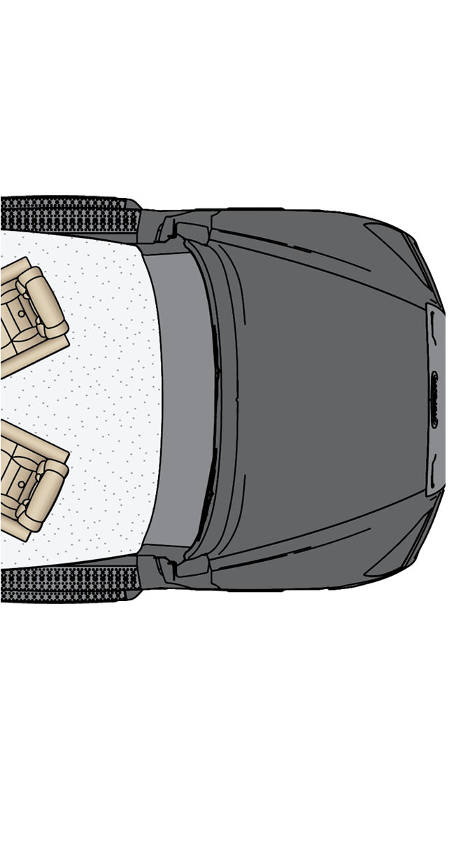 2027 Supreme Aire 3827 Cockpit Floorplan