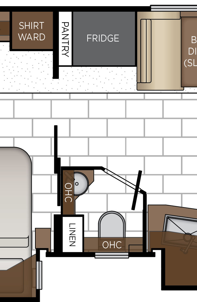 2027 Ventana 3809 Bathroom Floorplan