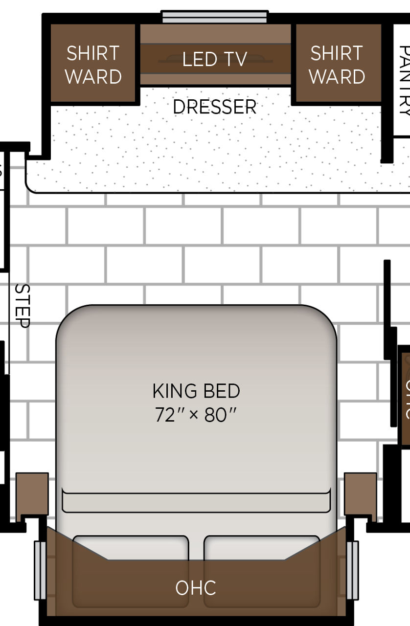 2027 Ventana 3809 Bedroom Floorplan