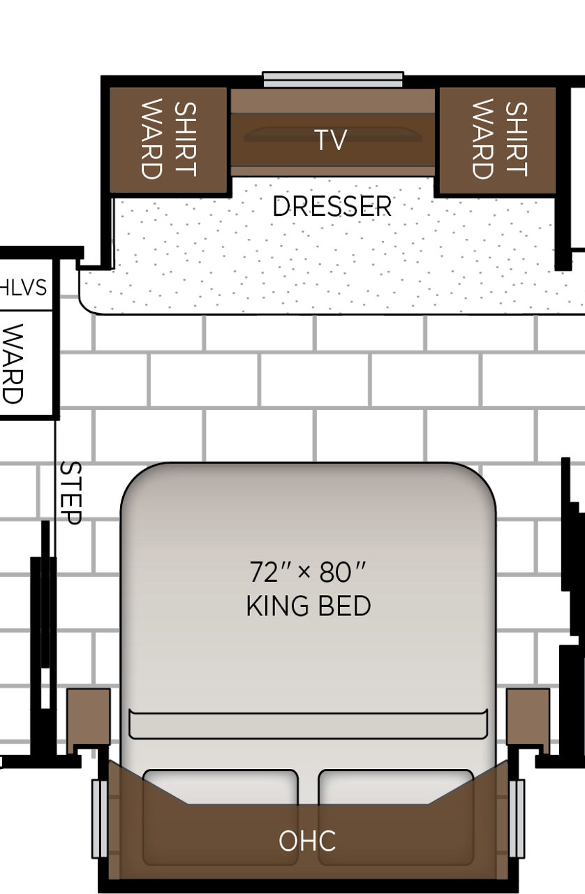 2027 Ventana 4340 Bedroom Floorplan