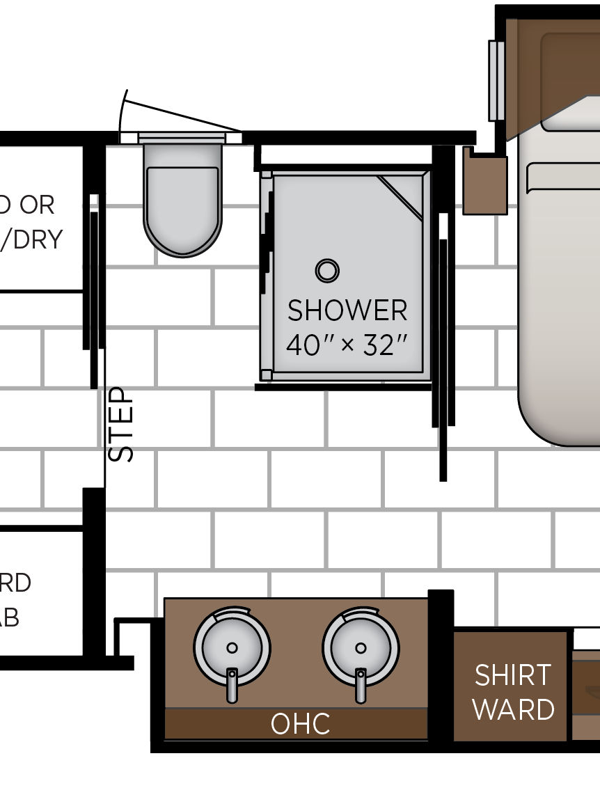 2027 Ventana 4345 Bathroom Floorplan