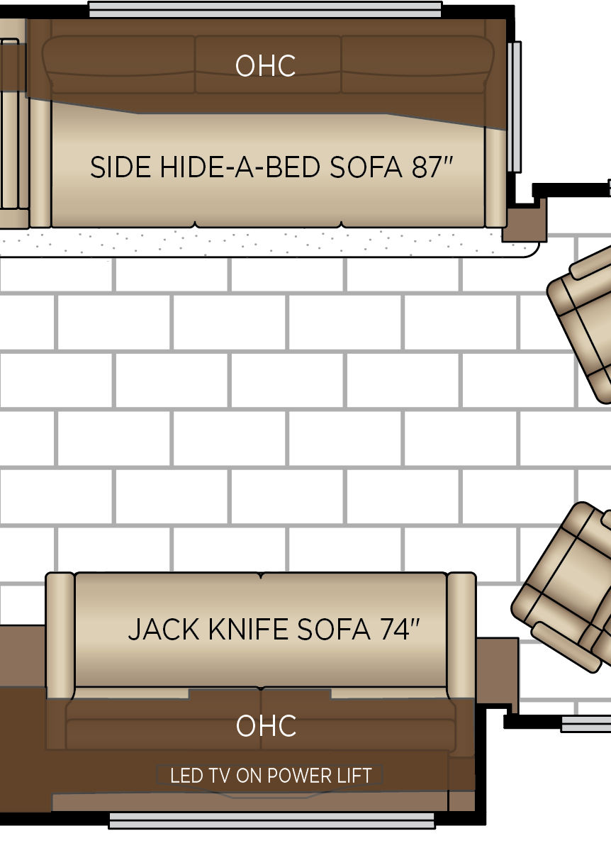 2027 Ventana 4369 Cabin Floorplan