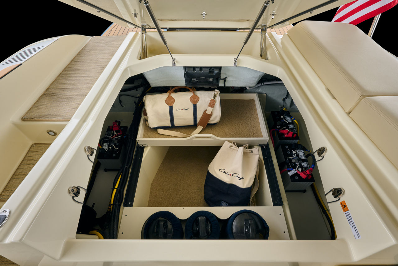 Sportster 28 Stern Storage