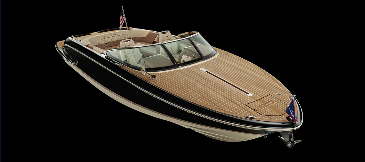 Corsair boat in studio