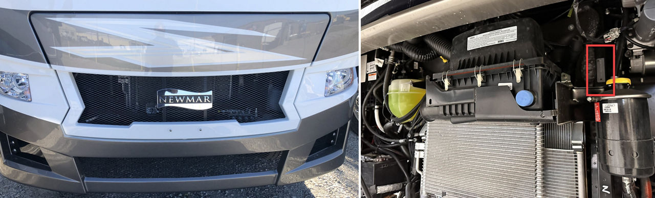 VIN Locations - Ford Chassis - Engine