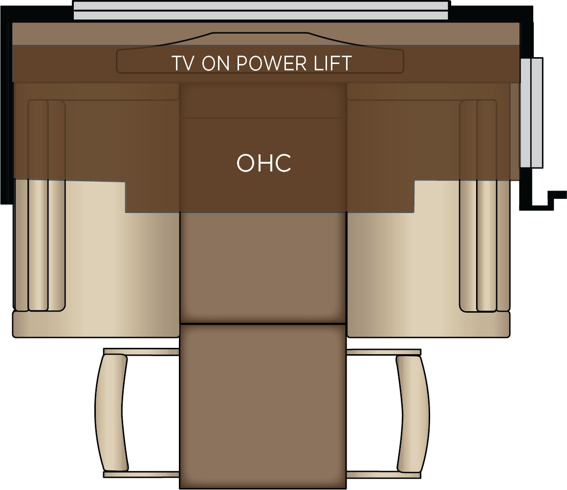 Euro Booth Dinette with Two Table Leaves and Two Folding Chairs