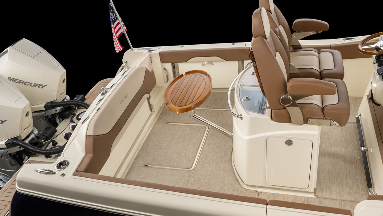 Catalina 31 Deck with Table