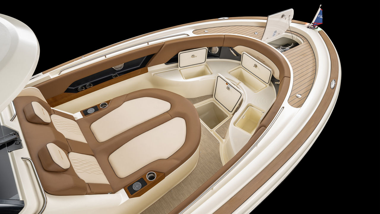 Catalina 31 with Storage Opened