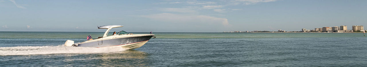 Launch GT boat on the water