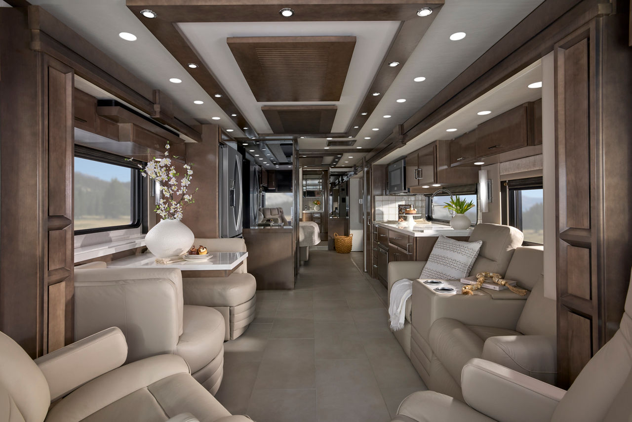 2026 Mountain Aire Interior Front to Back View