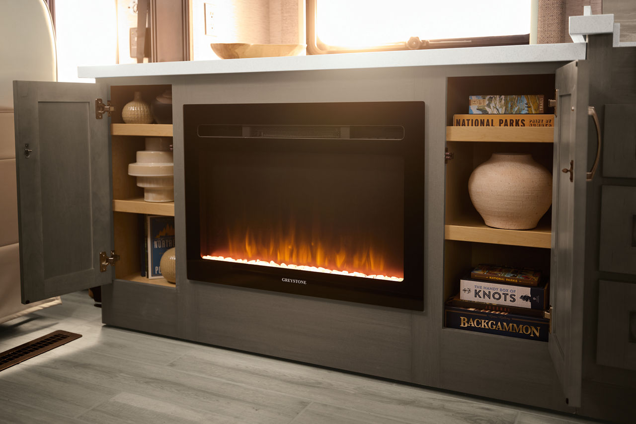 2026 Northern Star Interior Fireplace