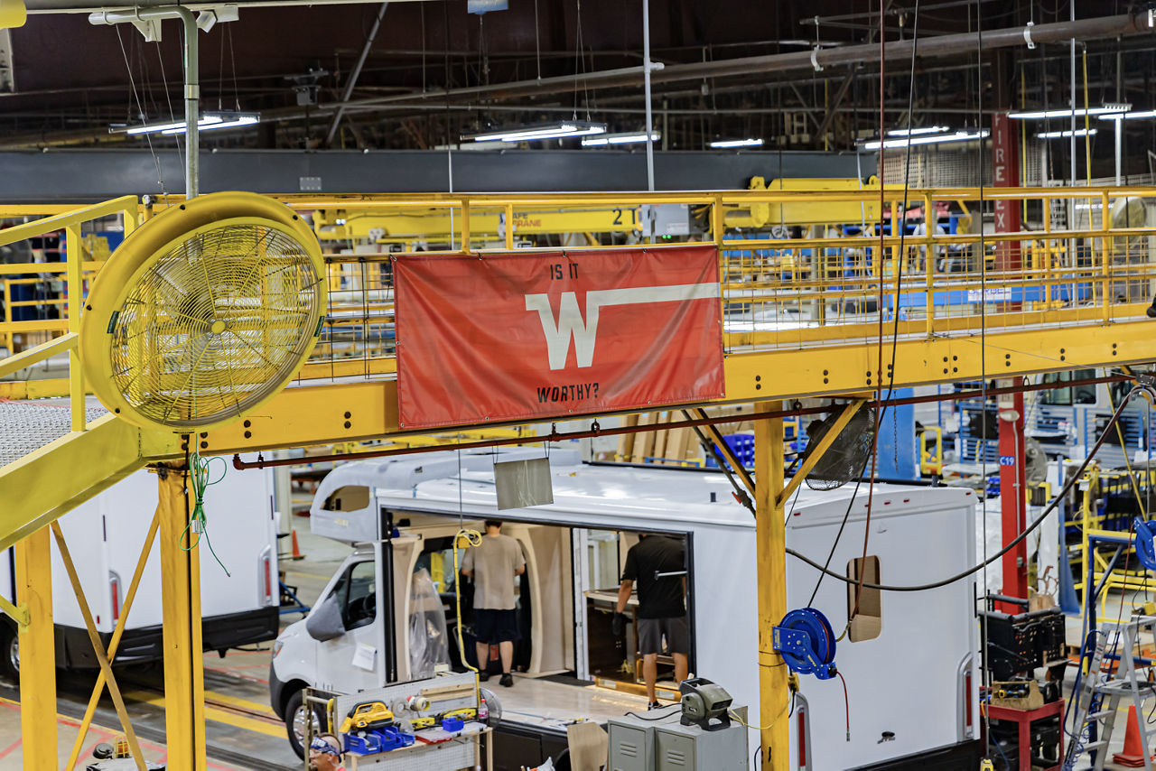 Winnebago assembly warehouse
