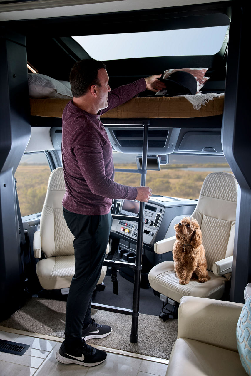 2027 Summit Aire Interior Cab-Over Bunk