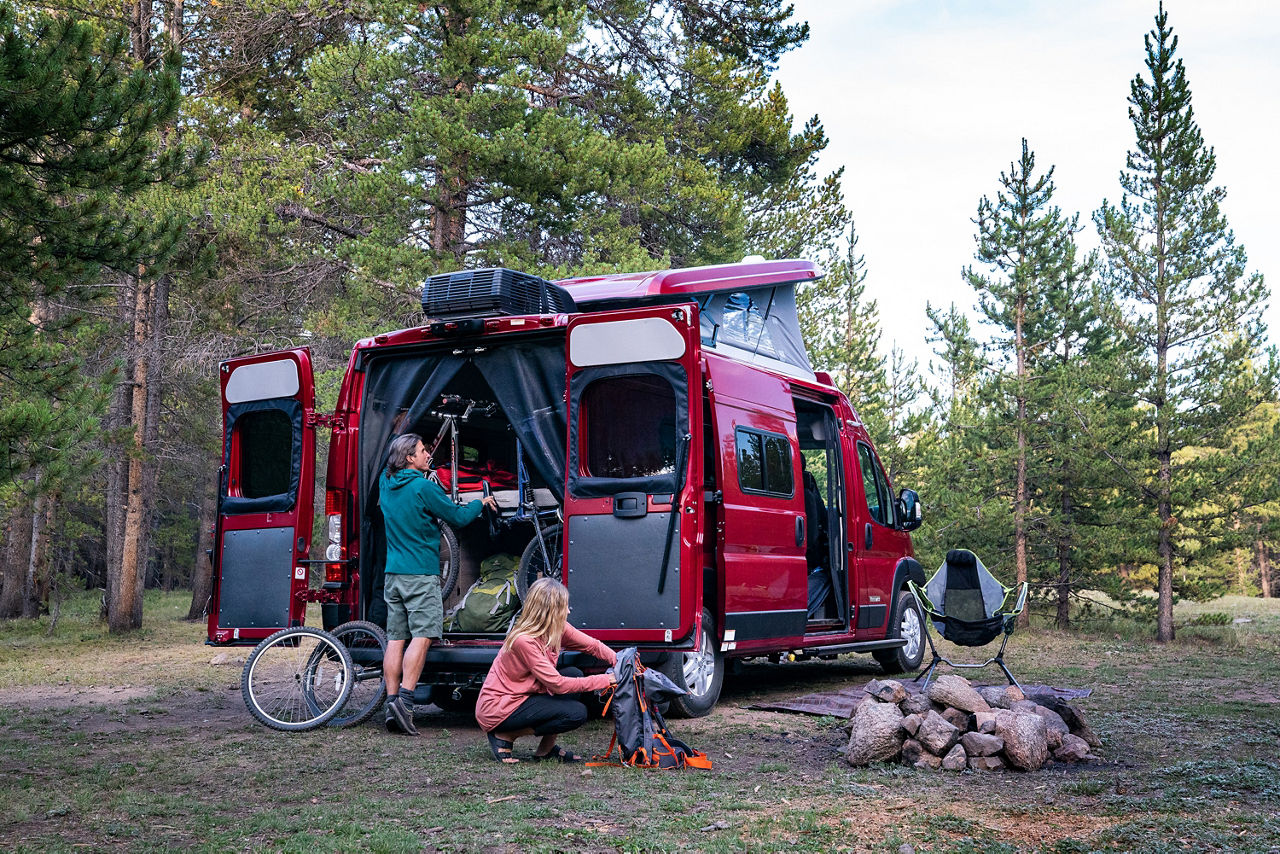 Working on a winnebago rv in the worksop