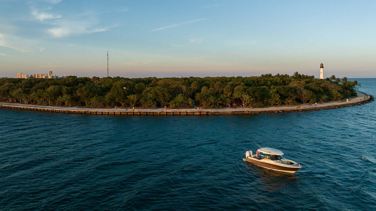 Front of boat