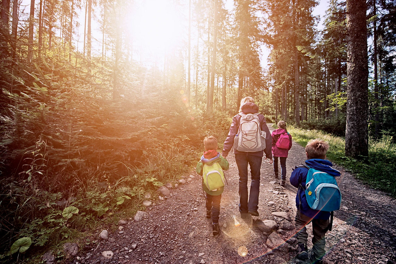 A family hike