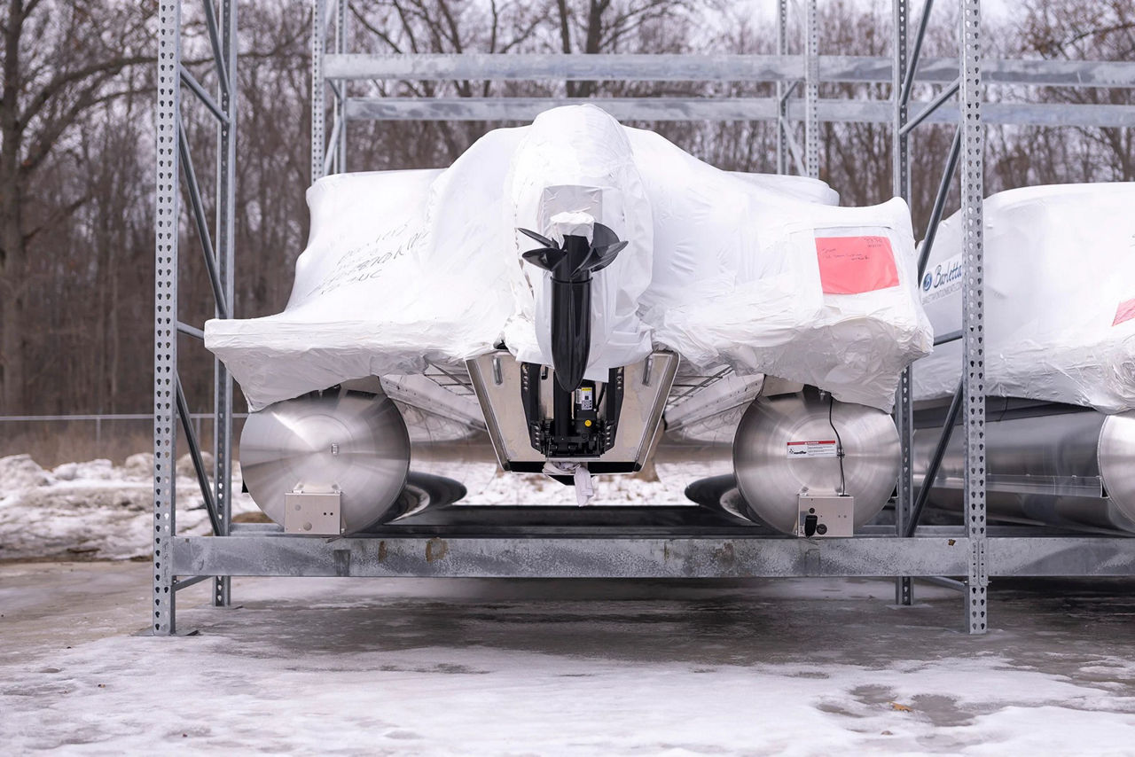 Barletta boat winterized 