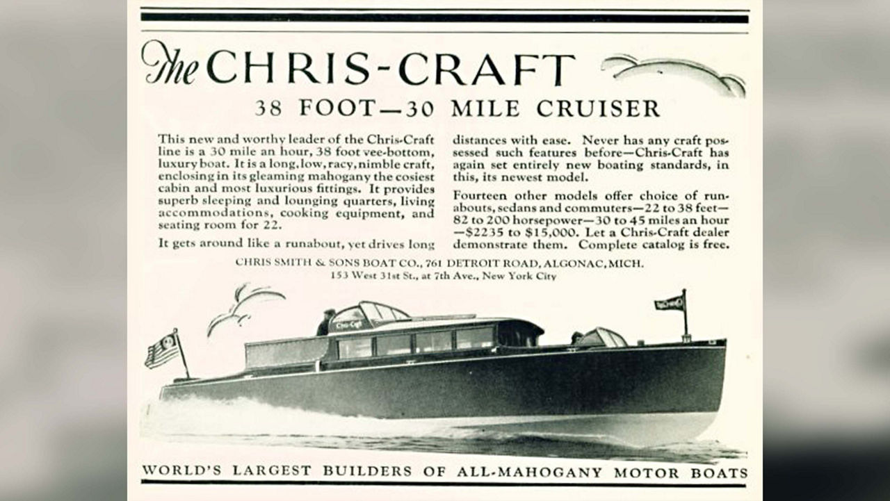 A chris craft boat brochure
