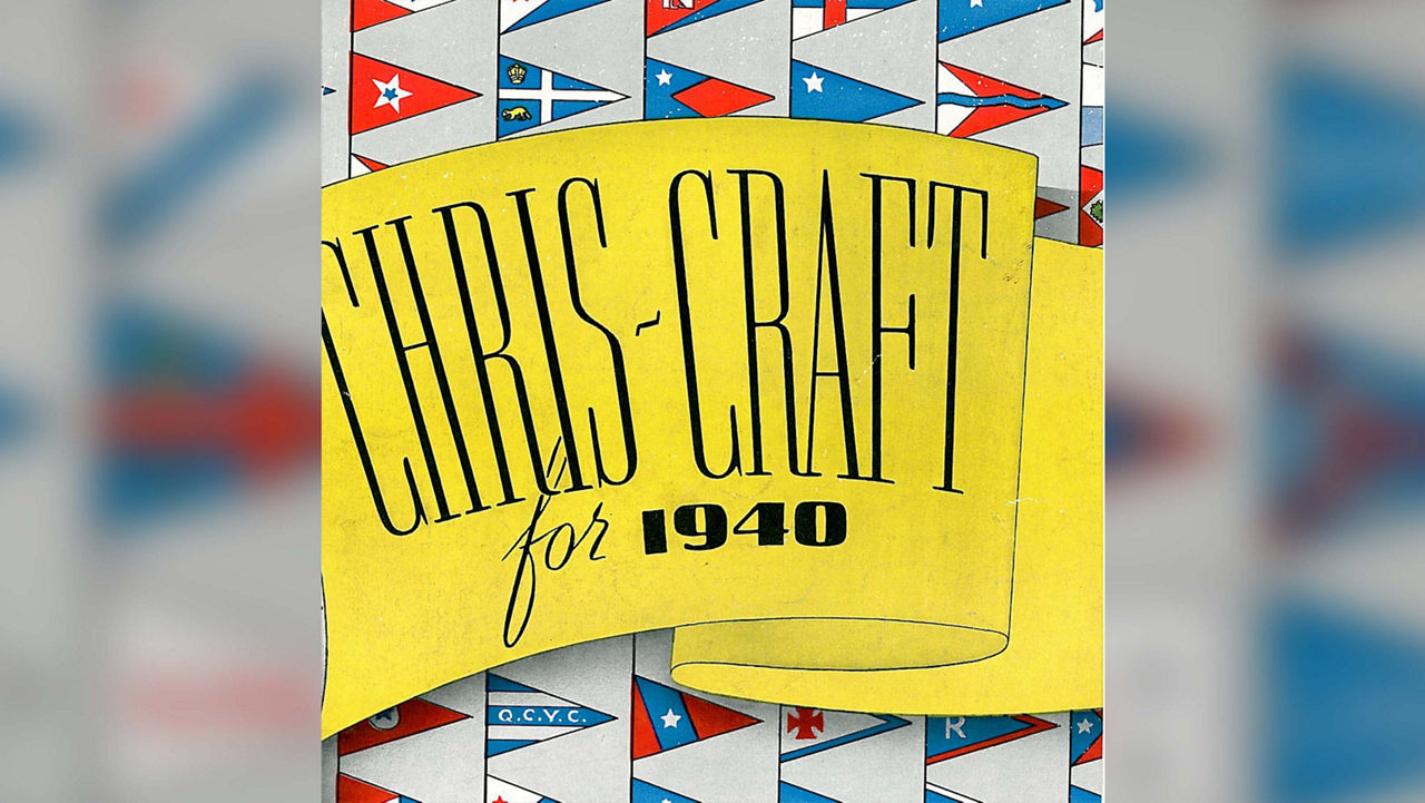 A chris craft for 1940 brochure